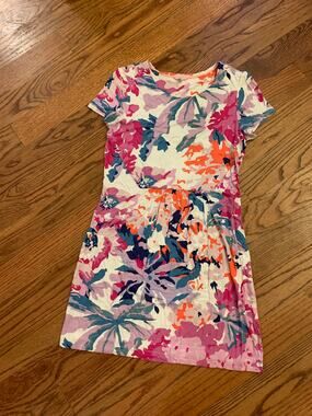 Joules short sleeve floral dress